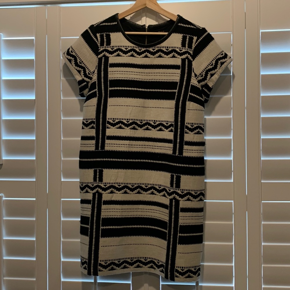Never Worn Madewell Black and White Dress
